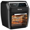 Costway EP24925US-DK 6 qt. Black 1700W Electric Air Fryer Oven 8-In-1 Rotisserie Dehydrator