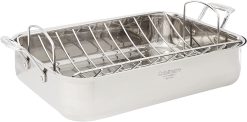 Cuisinart 7117-16UR Chef's Classic 16-Inch Rectangular Roaster with Rack, Stainless Steel
