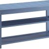 Fleshman Shoe Storage Bench Blue