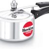 HAWKINS Classic CL20 2-Liter New Improved Aluminum Pressure Cooker, Small, Silver