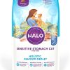 Halo Sensitive Stomach Holistic Seafood Medley Dry Cat Food 6 Pound (Pack of 1)