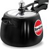 Hawkins CB40 Hard Anodised Pressure Cooker, 4-Liter, Contura Black