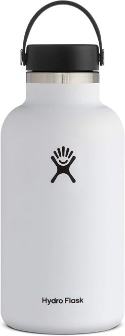 Hydro Flask 64oz Wide Mouth Bottle, White