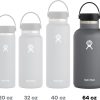 Hydro Flask 64oz Wide Mouth Bottle, White