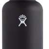 Hydro Flask G64001 64 oz. Beer Growler- Vacuum Insulated & Reusable with Easy Carry Handle, Black