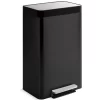 KOHLER 20940-BST 13 Gal. Stainless Steel Trash Can in Black Stainless