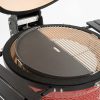 Kamado Joe Classic Joe Half Moon Cast Iron Reversible Griddle ( KJ-HCIGRIDDLE) 