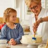 Le Creuset JS450-16 Silicone Craft Series Utensil Set with Stoneware Crock, 5 pc., White