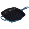 Le Creuset LS2021-2659 Enameled Cast Iron Signature Square Skillet Grill, 10.25