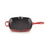 Le Creuset LS2021-2667 Enameled Cast Iron Signature Square Skillet Grill, 10.25