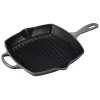 Le Creuset LS2021-267F Enameled Cast Iron Signature Square Skillet Grill, 10.25