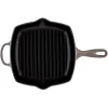 Le Creuset LS2021-267F Enameled Cast Iron Signature Square Skillet Grill, 10.25