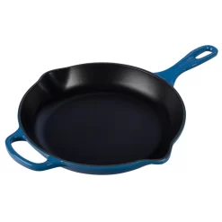 Le Creuset LS2024-2359 Enameled Cast Iron Signature Iron Handle Skillet, 9" (1-3/8 qt.), Marseille