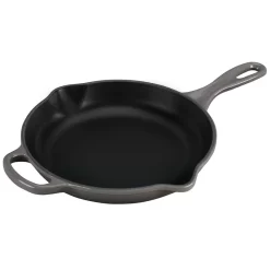 Le Creuset LS2024-267F Enameled Cast Iron Signature Iron Handle Skillet, 10.25" (1-3/4 qt.), Oyster