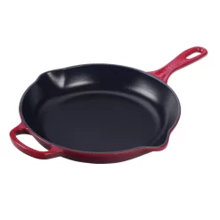 Le Creuset LS2024-3067 Enameled Cast Iron Signature Iron Handle Skillet, 11.75" (2-3/8 qt.), Cerise