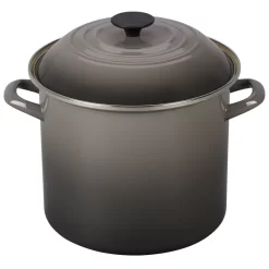 Le Creuset N5100-227F Enamel On Steel Stockpot, 8 qt., Oyster