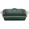 Le Creuset PG07053A-33795 Stoneware Heritage Covered Rectangular Casserole, 4 qt. (12