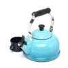 Le Creuset Q3101-17 Enamel On Steel Whistling Tea Kettle, 1.7 qt., Caribbean