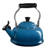 Le Creuset Q3101-59 Enamel On Steel Whistling Tea Kettle, 1.7 qt., Marseille