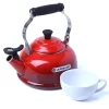 Le Creuset Q3101-67 Enamel On Steel Whistling Tea Kettle, 1.7 qt., Cerise