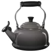 Le Creuset Q3101-7F Enamel On Steel Whistling Tea Kettle, 1.7 qt., Oyster