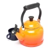 Le Creuset Q9401-2 Enamel On Steel Demi Tea Kettle, 1.25 qt., Flame