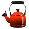 Le Creuset Q9401-67 Enamel On Steel Demi Tea Kettle, 1.25 qt., Cerise