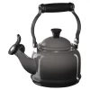 Le Creuset Q9401-7F Enamel On Steel Demi Tea Kettle, 1.25 qt., Oyster