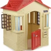 Little Tikes Cape Cottage Playhouse with Working Doors, Windows, and Shutters - Tan