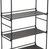 Organize It All 4 Tier Espresso Freestanding Shelf