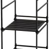 Organize It All Espresso 5 Tier Square Freestanding Shelf