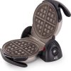 Presto 03510 Ceramic FlipSide Belgian Waffle Maker,Black