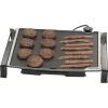 Presto 07073 Tilt and Fold 254 sq. in. Black Electric Griddle with Temperature Sensor