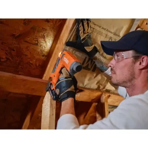 RIDGID R09897B 18V Cordless 3/8 in. Crown Stapler (Tool Only)