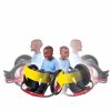 Radio Flyer, Cyclone Ride-on for Kids, Arm Powered, 16 Wheels, Red