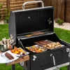 Royal Gourmet CD1824M 24-Inch Charcoal, BBQ Smoker