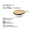 Salton CM1337 Cordless Electric Crepe Maker, Automatic Temperature Control for 7.5