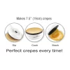 Salton CM1337 Cordless Electric Crepe Maker, Automatic Temperature Control for 7.5