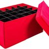 Santa's Bag Red 3-Drawer Ornament Storage Box