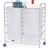 Simply Tidy Clear 12 Drawer Rolling Cart by Simply Tidy™