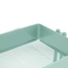 Simply Tidy Lexington 3-Tier Rolling Cart, Mint