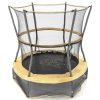 Skywalker Trampolines 55-Inch Bounce-N-Learn Trampoline, with Enclosure and Sound, Monkey Mermaid