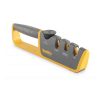 Smith's 50264 Adjustable Angle Pull-thru Knife Sharpener, Grey/Yellow