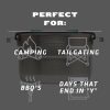 Stanley Base Camp Cook Set for 4 | 21 Pcs Nesting Cookware Made from Stainless Steel & BPA Free Material | Incl Pot, lid, Cutting Board, Spatula, Plates, Spoons, Forks, Bowls, Dish Rack, Trivet