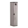 Suncast BMC5800 72 in. X 15 in. X 20 in 2-Shelf Resin Tall Storage Locker in Platinum