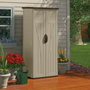 Suncast BMS2000 2 ft. 8.25 in. X 2 ft. 1.5 in X 6 ft. Resin Vertical Storage Shed