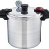 T-fal Pressure Cooker, Pressure Canner with Pressure Control, 3 PSI Settings, 22 Quart, Silver - 7114000511