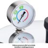 T-fal Pressure Cooker, Pressure Canner with Pressure Control, 3 PSI Settings, 22 Quart, Silver - 7114000511