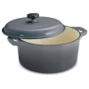 Tramontina 6.5 Qt Enameled Round Cast Iron Dutch Oven, Gray