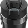 Under Armour 18oz Beyond Gradient Vacuum Insulated Water Bottle, Gradient Black/Chrome